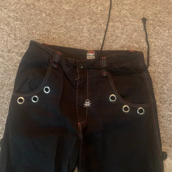 vision street wear good condition goth pants size 32. - Picture 2 of 6